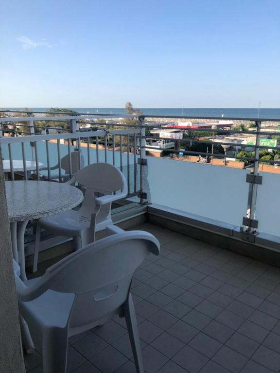 Balkon lub taras w obiekcie Hotel Alda