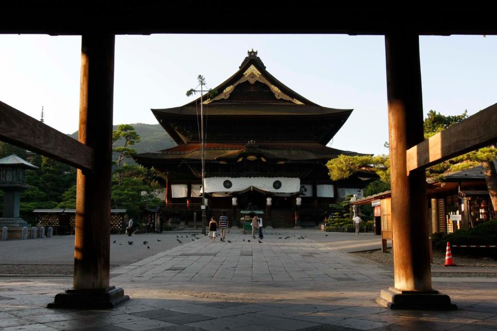 Budova, kde se ryokan nachází