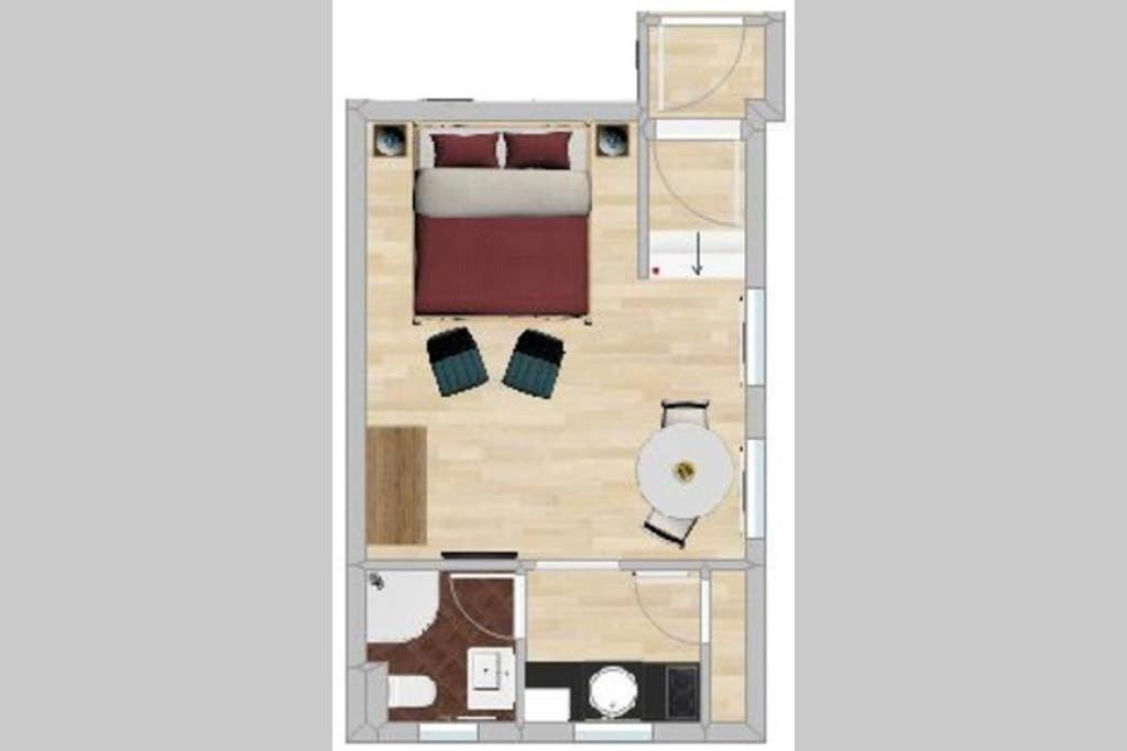 Κάτοψη του Wohnung Adebar im Haus Seeadler