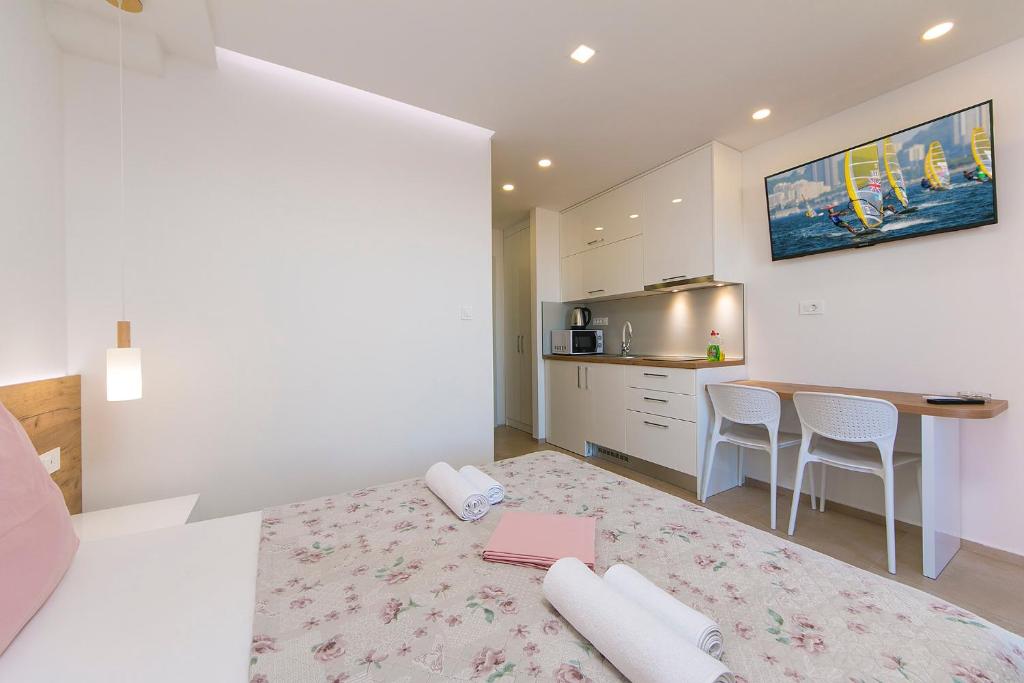 Kuchyňa alebo kuchynka v ubytovaní Apartment Roso