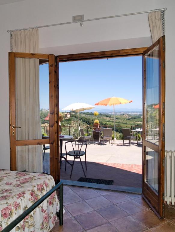 Balkón nebo terasa v ubytování B&B I Coppi