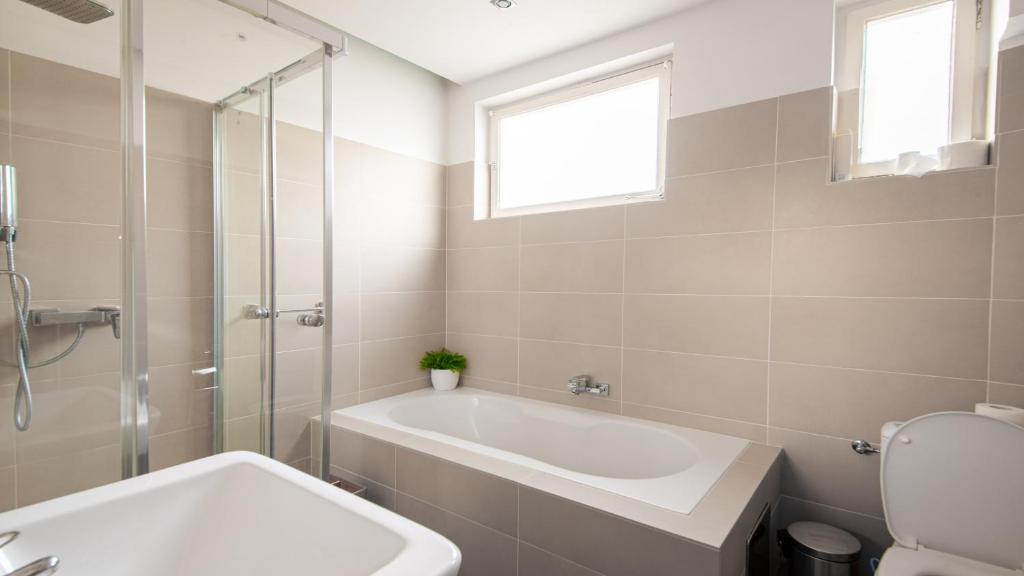 Kúpeľňa v ubytovaní White Villa