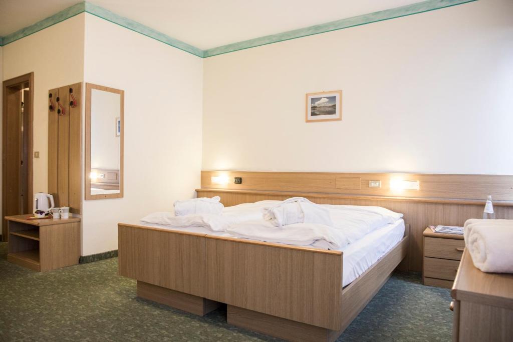 Postel nebo postele na pokoji v ubytování Active Hotel Rosat