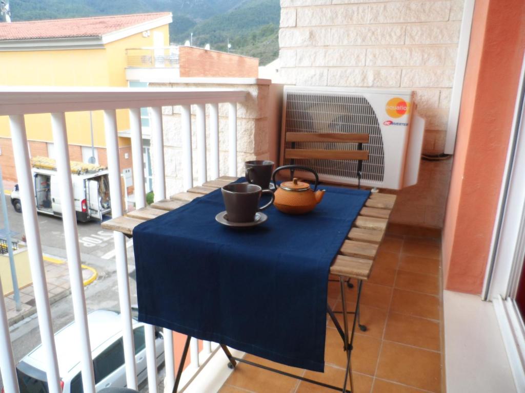 Balkón alebo terasa v ubytovaní CASA CLIMATIZADA VACACIONAL