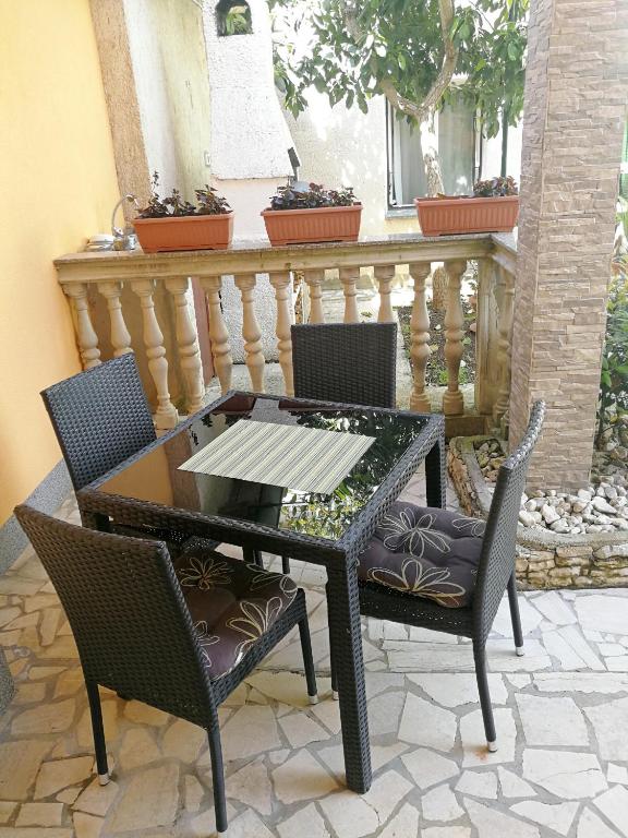 Balkón nebo terasa v ubytování Apartments Ines