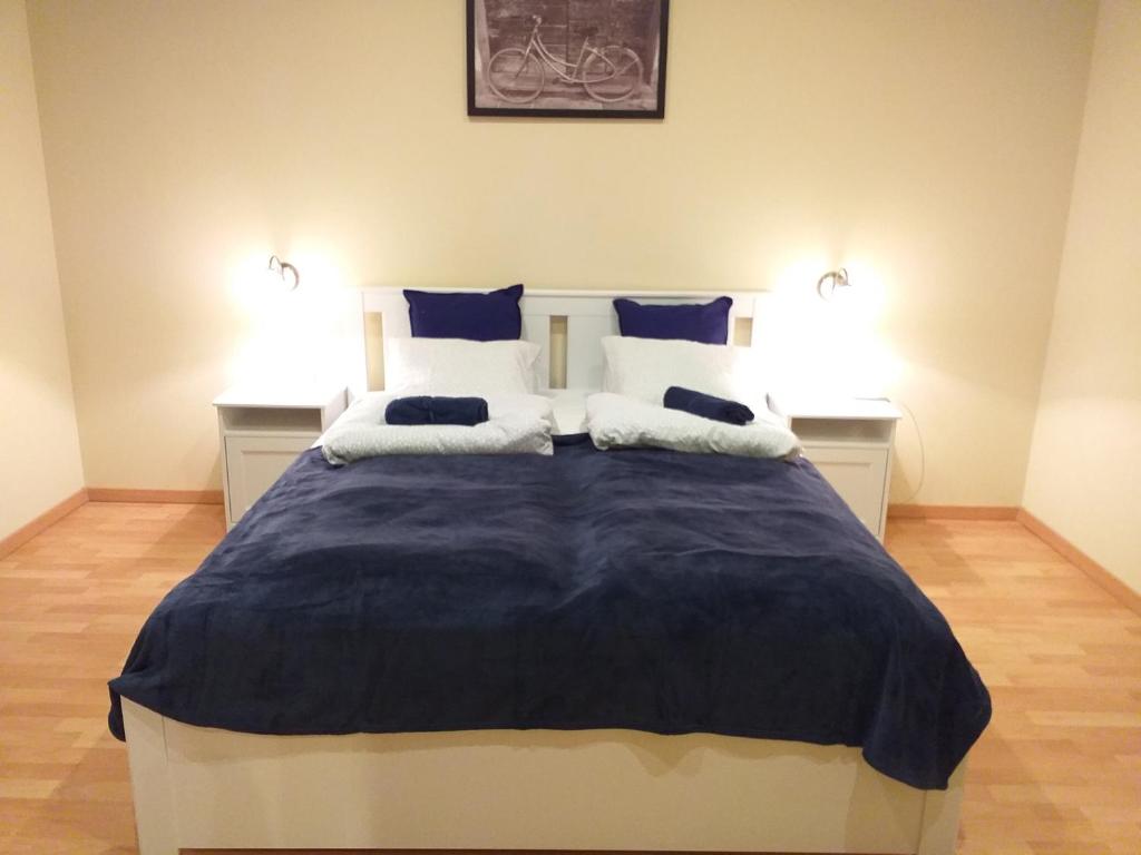 Letto o letti in una camera di Budapest Airport , accommodation in Vecsés