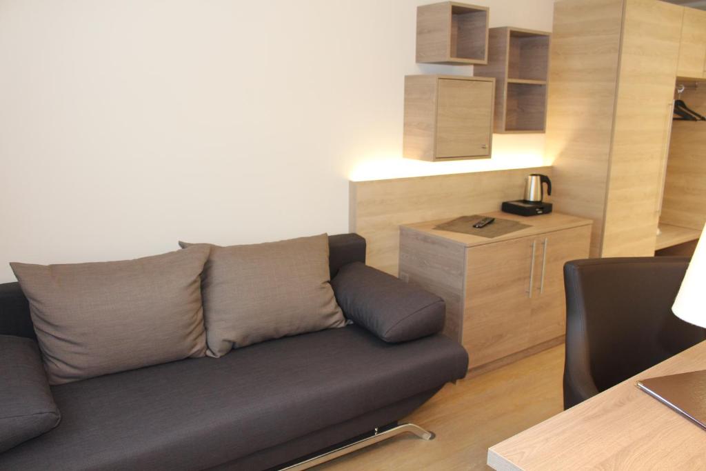 Kuchyň nebo kuchyňský kout v ubytování Landhaus Jägerkrug