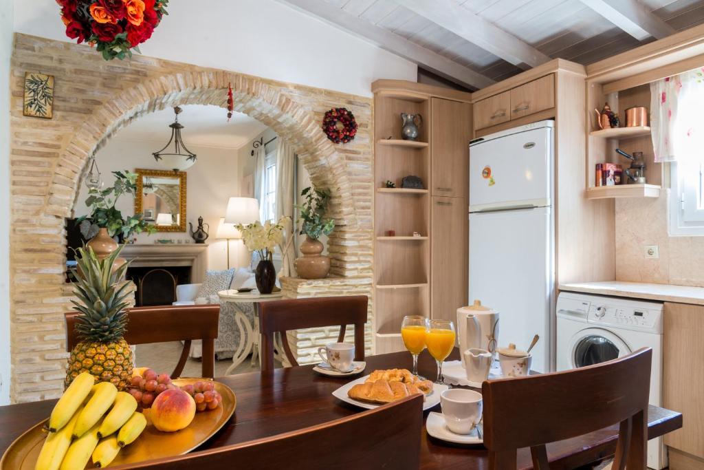 Kuchyň nebo kuchyňský kout v ubytování Neptune family Villa