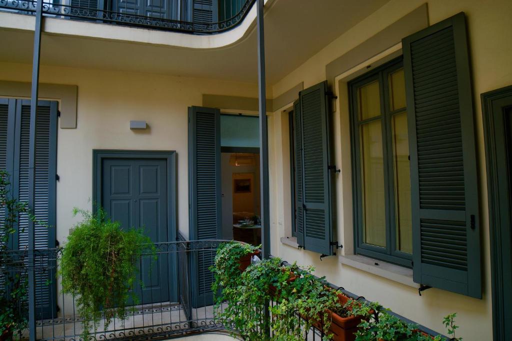 Budynek, w którym mieści się apartament