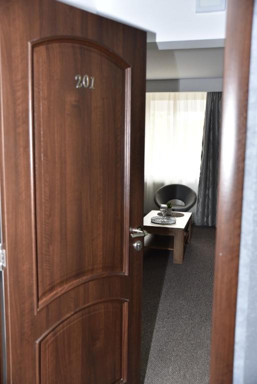 Koupelna v ubytování Hotel Magurele
