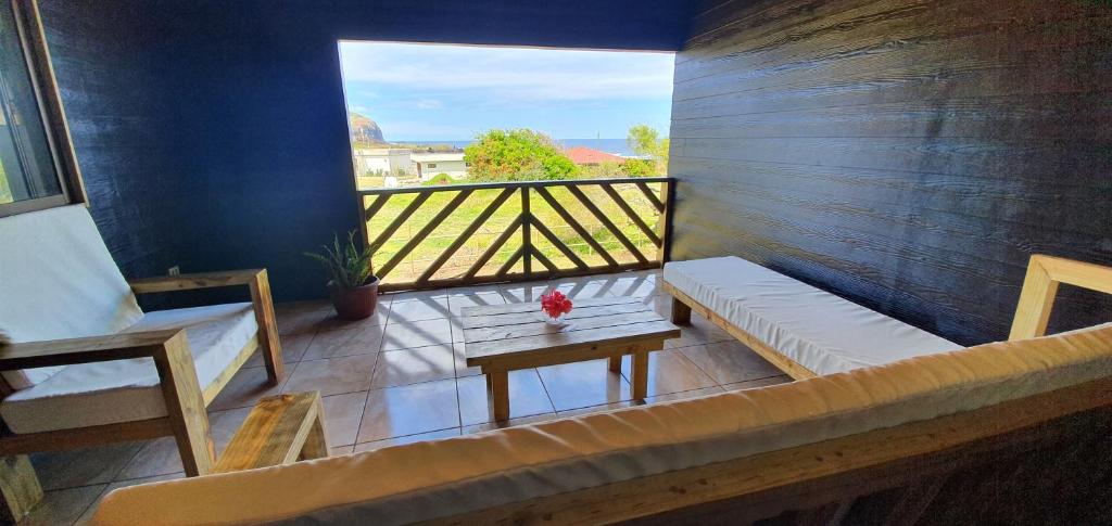 Un balcón o terraza en Apartamentos Tupuna Lodge