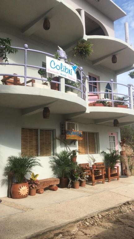 Balkón nebo terasa v ubytování Colibri Hotel