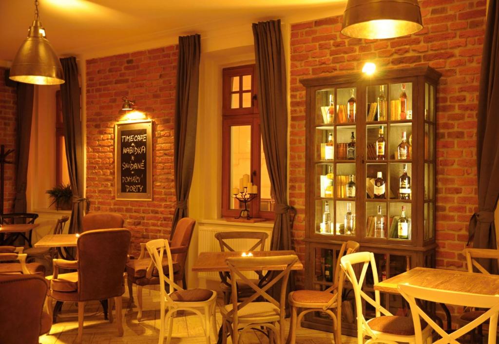 Posezení v ubytování Time Cafe & Penzion