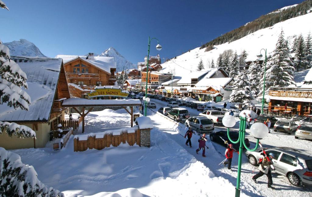 Studio les deux alpes Résidence le Pluton B84 WIFI v zimě