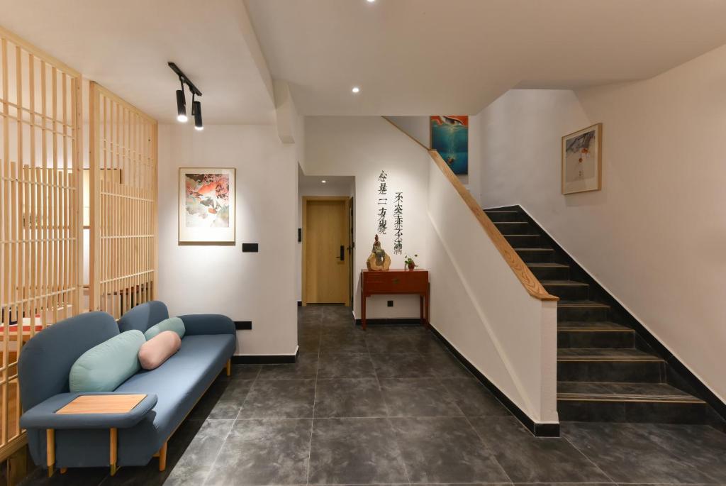 Posezení v ubytování Yifangyan - Tingyuan Qingshe Hostel