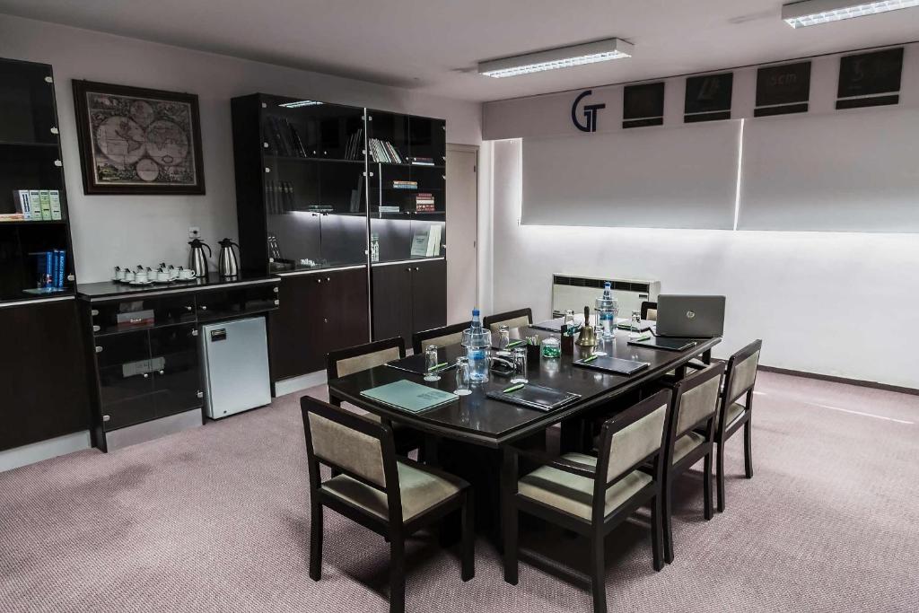 Kuchyň nebo kuchyňský kout v ubytování TSANotel