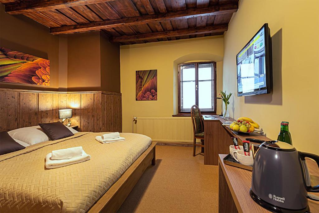 TV a/nebo společenská místnost v ubytování Penzión Restart House - Spiššská Sobota