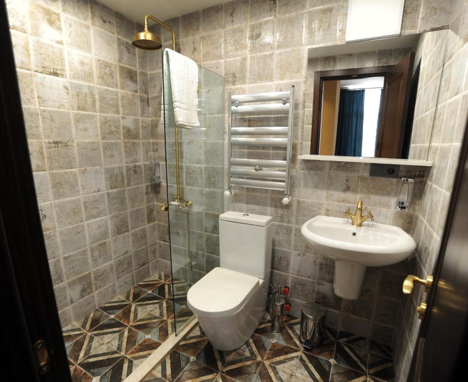 Koupelna v ubytování Hotel Verisima