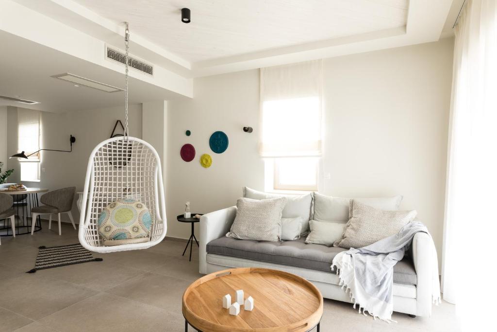 Posezení v ubytování Anemolia Parga Suites