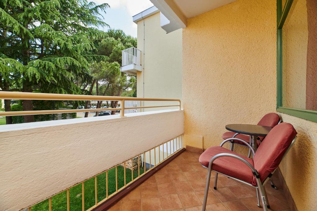 Balkón nebo terasa v ubytování Hotel Aurora Plava Laguna