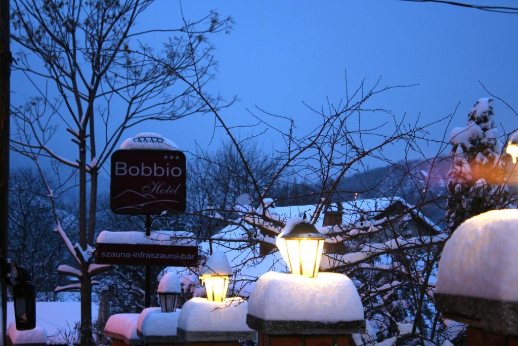Hotel Bobbio v zime