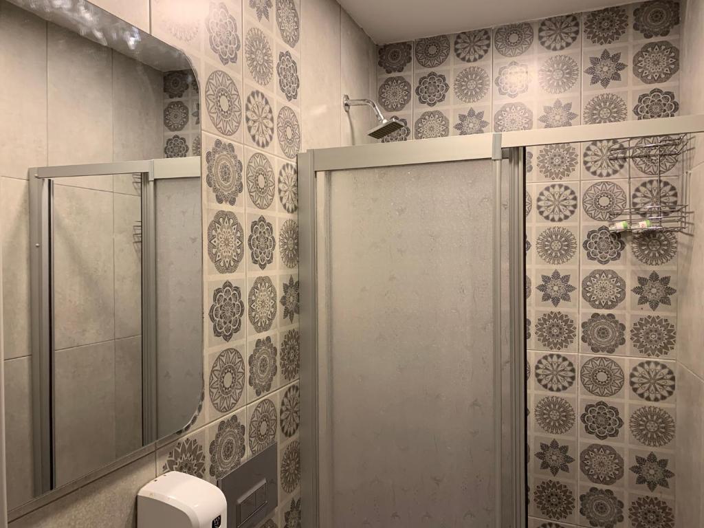 Koupelna v ubytování Antique Hostel
