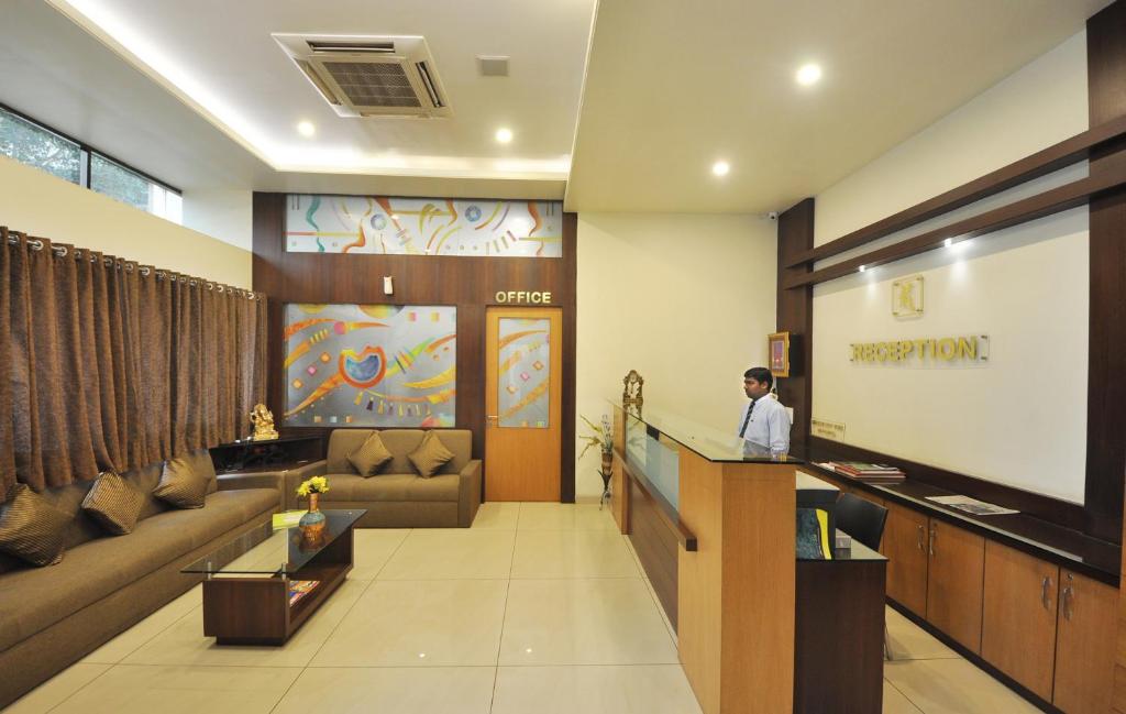 Vstupní hala nebo recepce v ubytování Hotel K Square