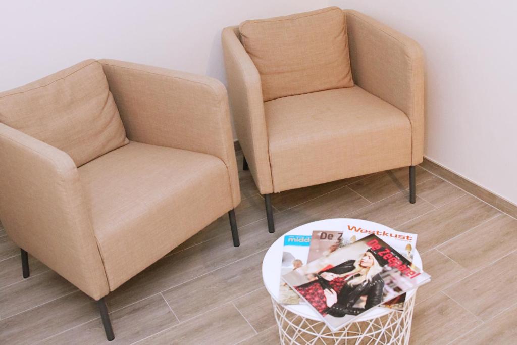 Posezení v ubytování B&B Intermezzo