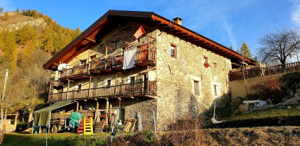 Budova, kde se bed and breakfast nachází