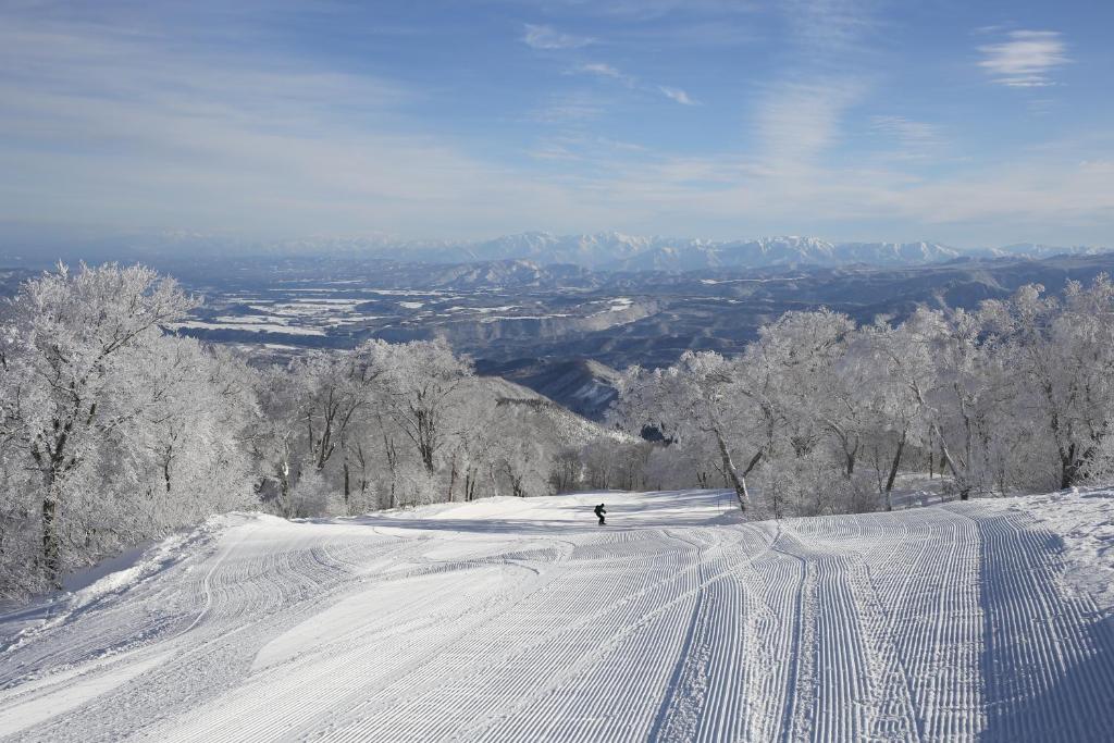 Nozawa Peaks v zimě