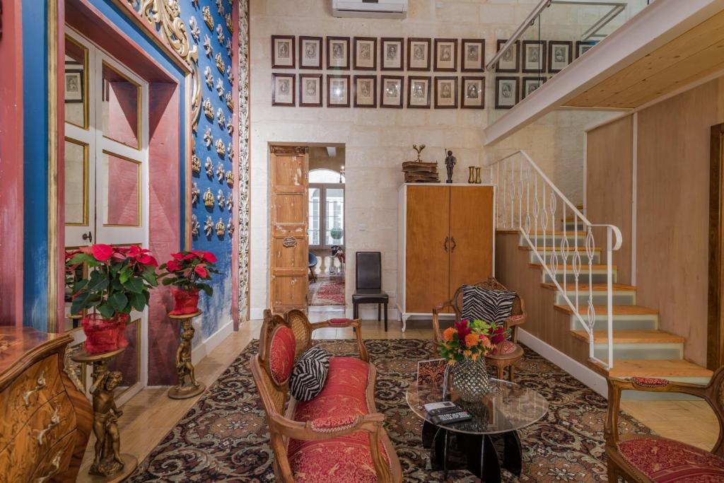 Posezení v ubytování Valletta Lucente Guest House