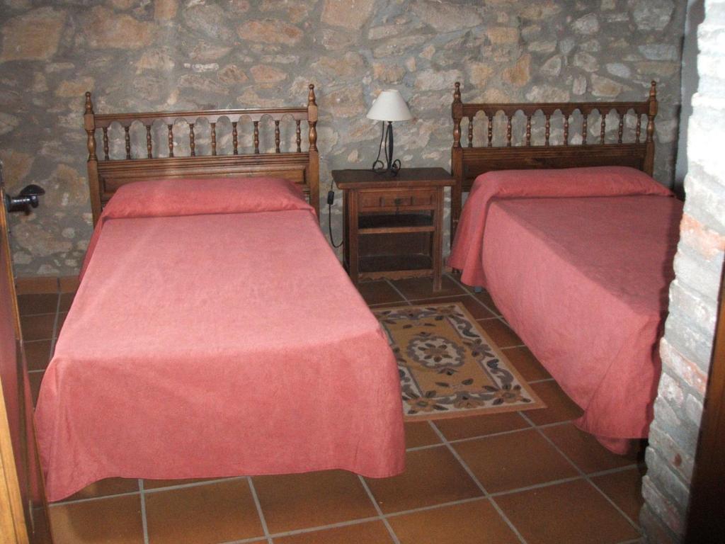 Postel nebo postele na pokoji v ubytování Mas CostaBravaSi