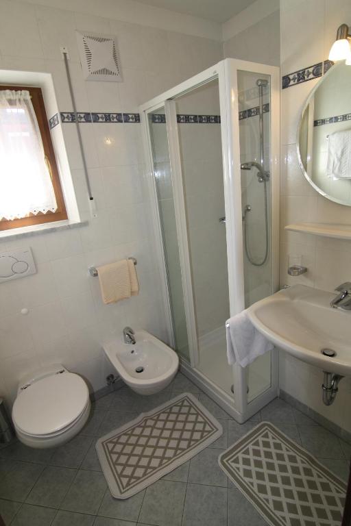 Koupelna v ubytování Residence Mairhofer