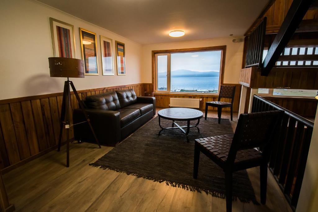 Uma área de estar em Best Western Patagonia
