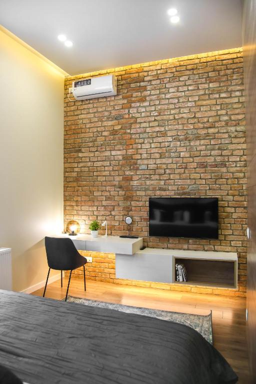 Posezení v ubytování Apart Hotel на Трояндовой
