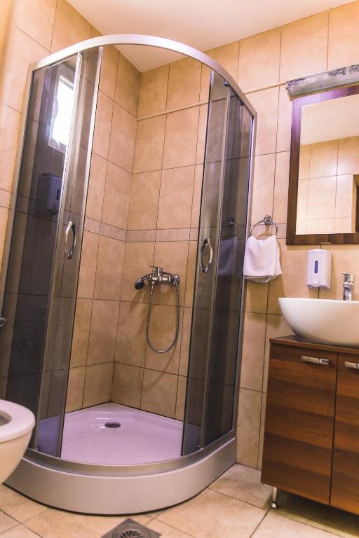 Koupelna v ubytování Guest House Vila Salute