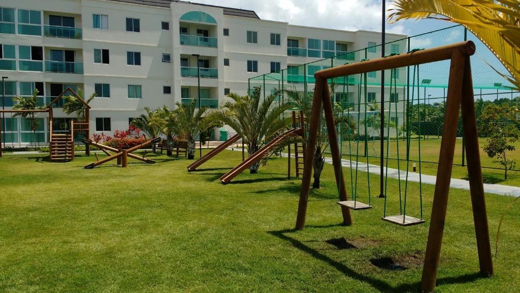  Flat térreo no Palm Village Porto de Galinhas