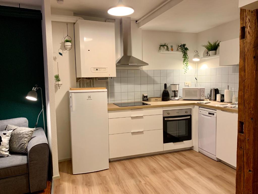 Cucina o angolo cottura di Appartements des 2 Têtes