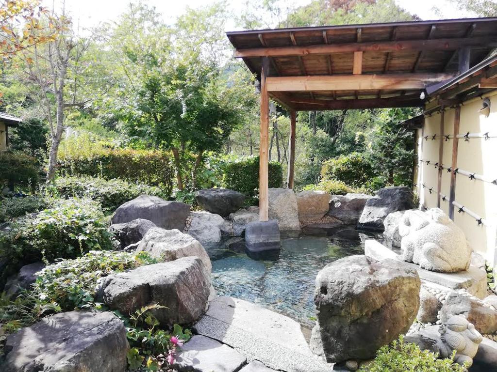 Zahrada ubytování Hataya Onsen Sasa no yu