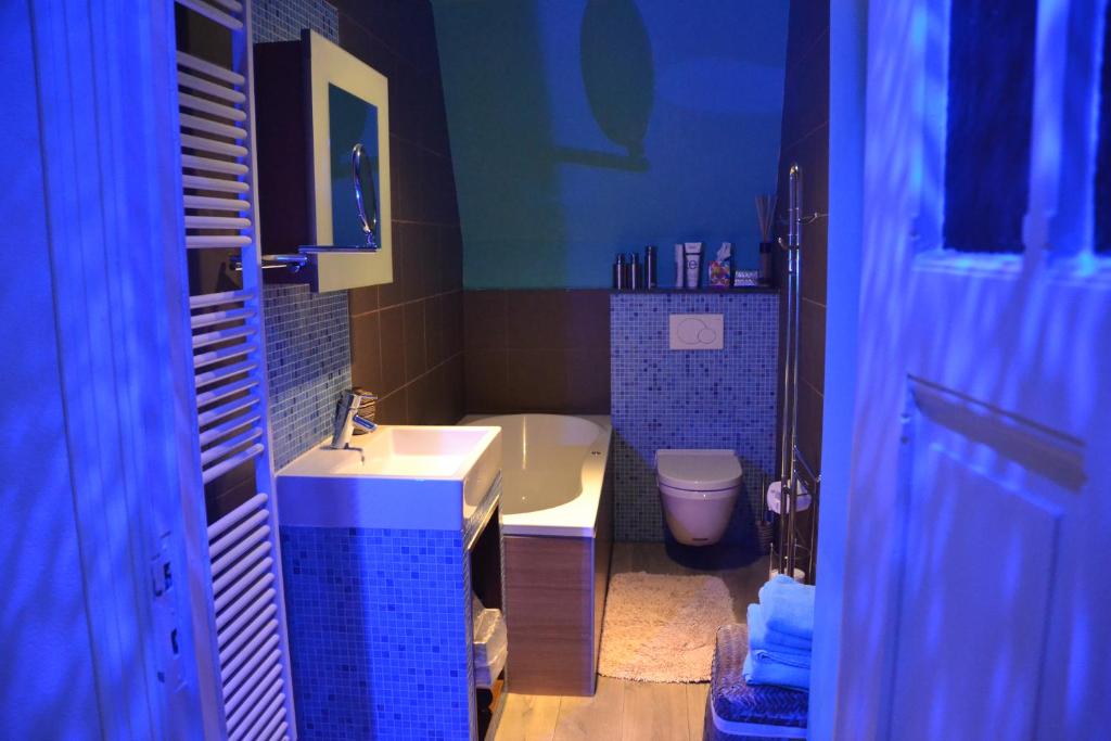 Koupelna v ubytování B&B Casa Luna Loft