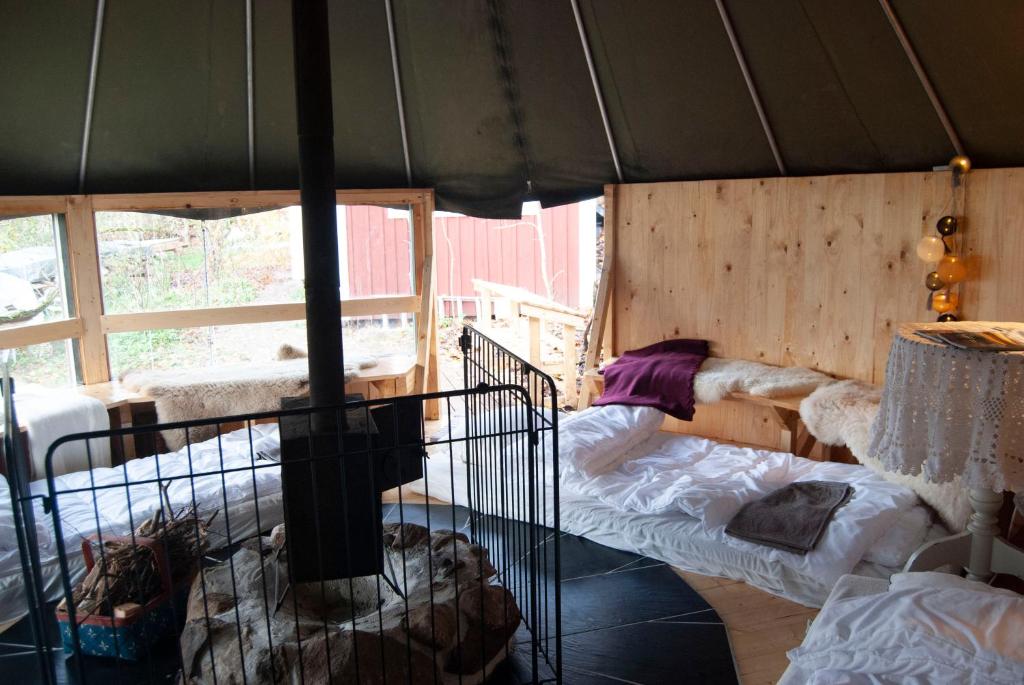 Postel nebo postele na pokoji v ubytování Mormors Bakeri – B&B