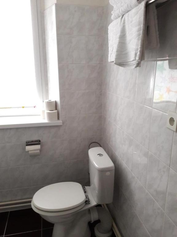Koupelna v ubytování Pension Mois