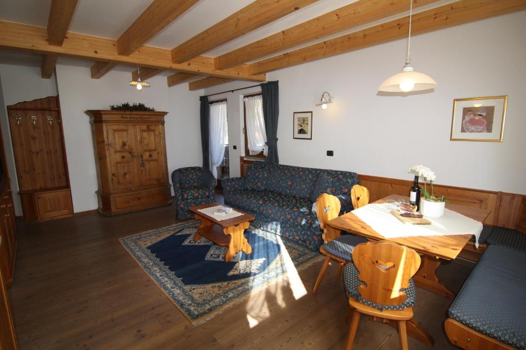 Posezení v ubytování Residence Mairhofer