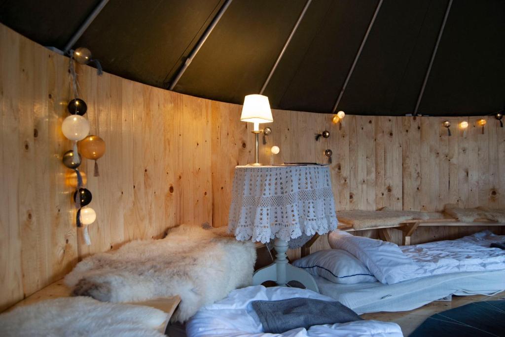 Postel nebo postele na pokoji v ubytování Mormors Bakeri – B&B