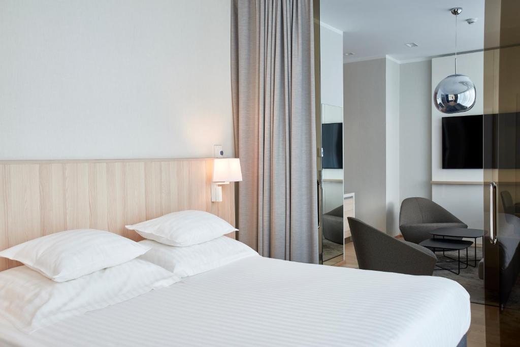 Voodi või voodid majutusasutuse Tallink Spa & Conference Hotel toas