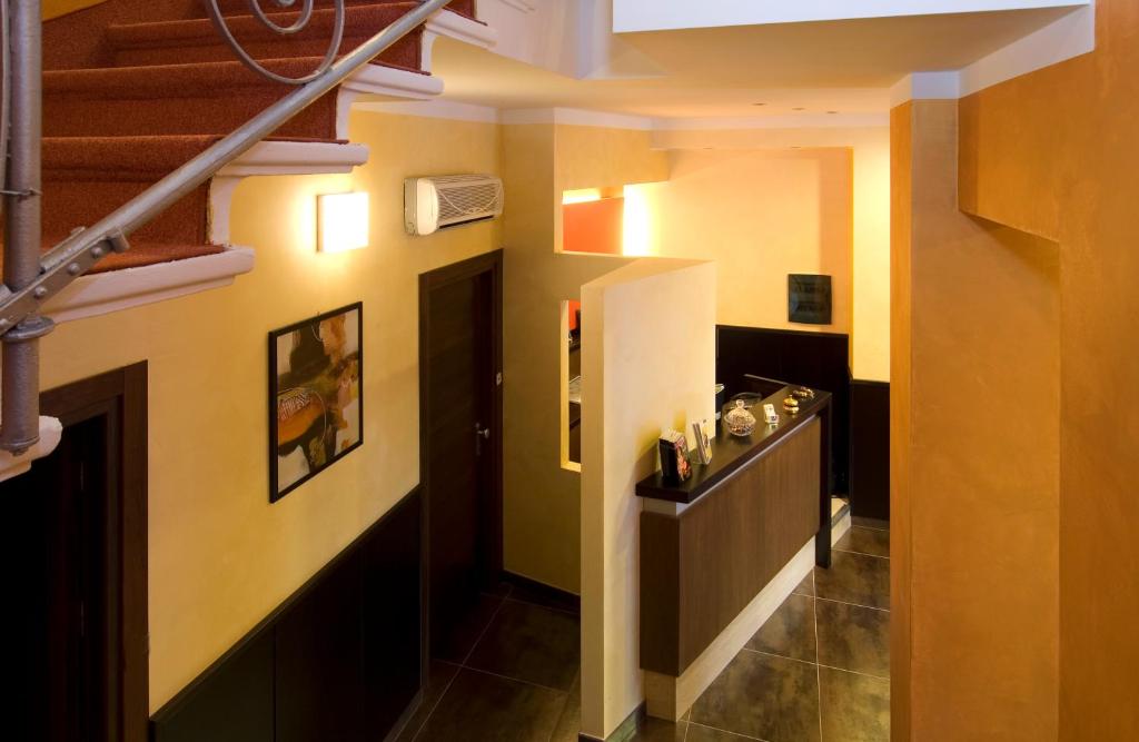 Kuchyň nebo kuchyňský kout v ubytování Hotel Delizia