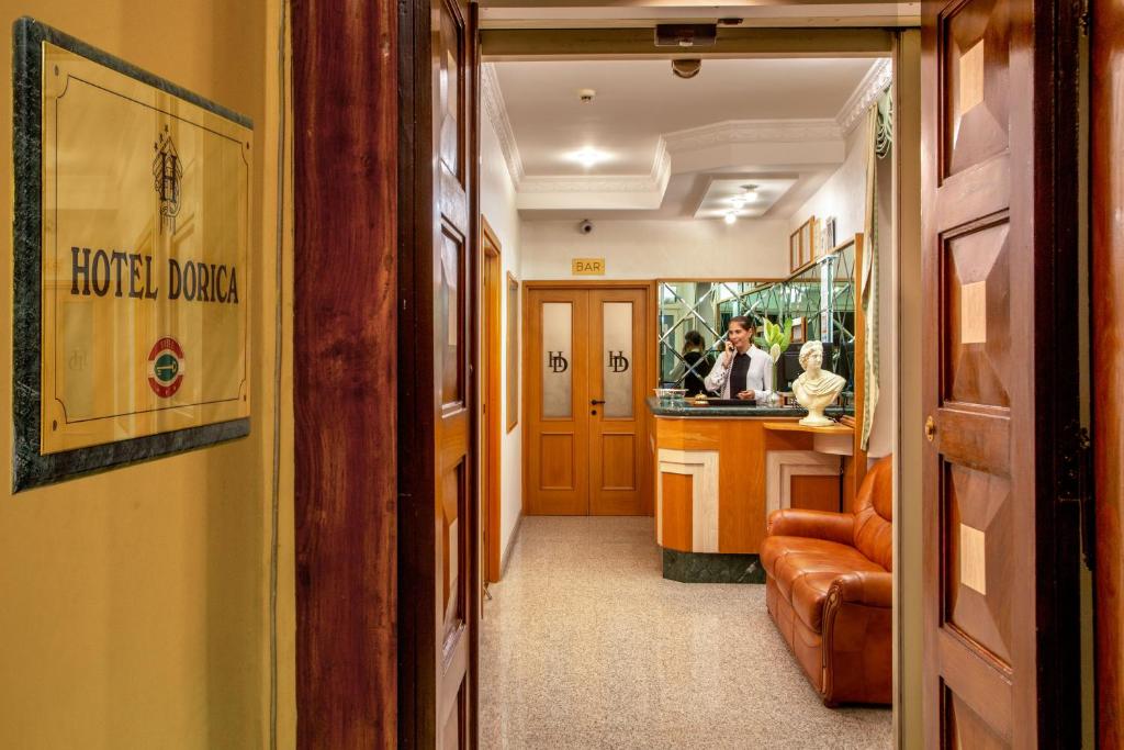 Vstupní hala nebo recepce v ubytování Hotel Dorica