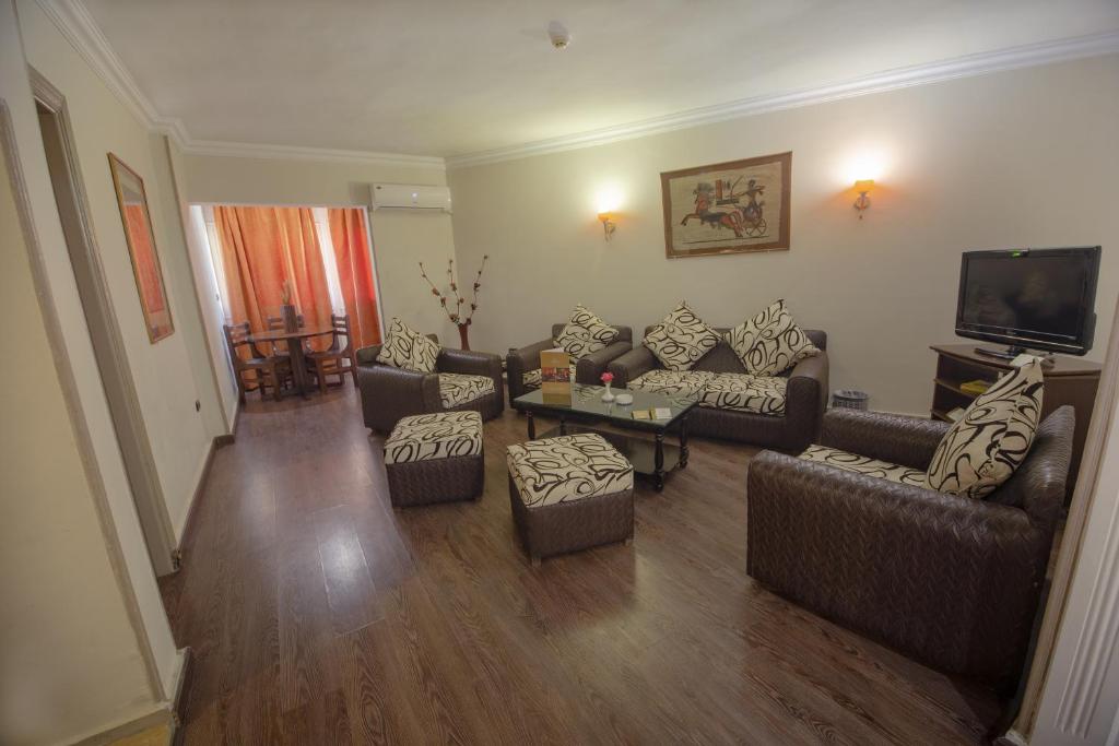 Posezení v ubytování Zayed Hotel