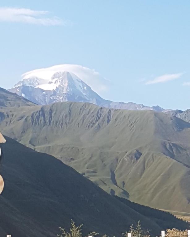 a view of a mountain with snow on it at New Gudauri Loft 2 - "Mano", near ski lift Gondola in Gudauri