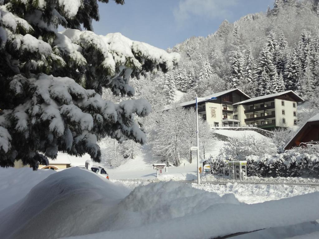 Hotel Garni Sonnblick v zimě